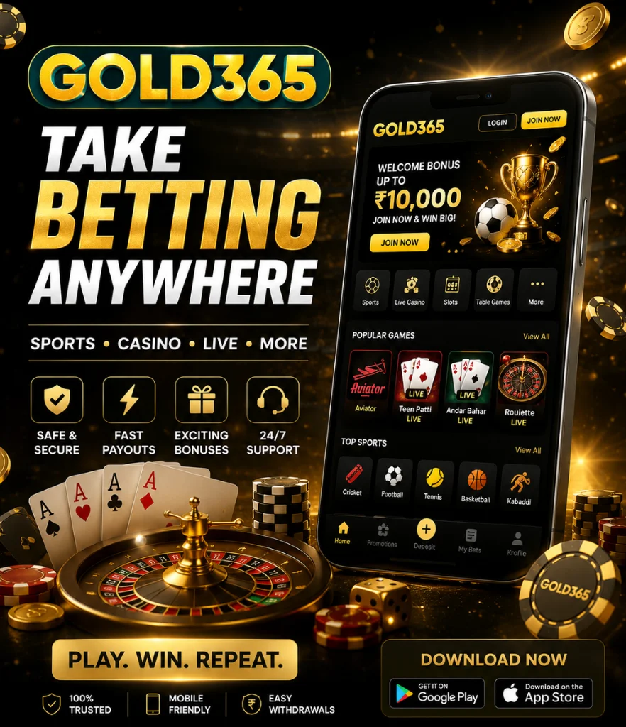 Gold365 App – Take Betting Anywhere