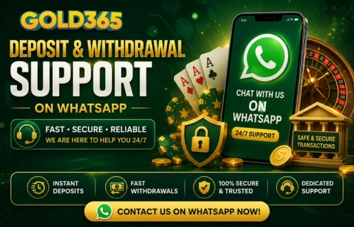 Gold365 Deposit and Withdrawal