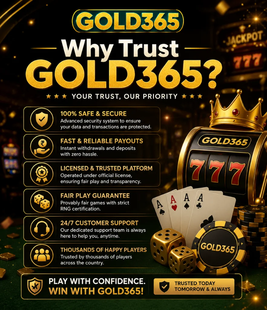 Why Trust Gold365